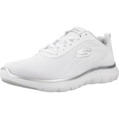 Buty SKECHERS FLEX APPEAL 5.0 Biały. Białe buty treningowe Skechers, bez wzorów, z materiału, bez zapięcia, trekkingowe, skechers sport. Za 449.00 zł.