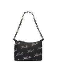 KARL LAGERFELD Torebka 246W3083 Czarny. Czarne torebki klasyczne KARL LAGERFELD, bez wzorów, z materiału, bez dodatków. Za 849.99 zł.
