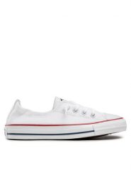 Converse Trampki Chuck Taylor All Star Shoreline Slip 537084C Biały. Białe trampki Converse, bez wzorów, z materiału, retro, bez zapięcia. Za 169.99 zł.