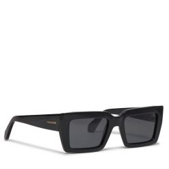 Okulary przeciwsłoneczne Salvatore Ferragamo. Czarne okulary przeciwsłoneczne Salvatore Ferragamo, bez wzorów. Za 2,069.00 zł.