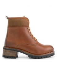 Mysa Skórzane botki "Daphne" w kolorze brązowym rozmiar: 40. Brązowe botki mysa, bez wzorów, z materiału, bez obcasa, bez zapięcia. Za 300.92 zł.