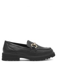 JENNY Mokasyny WYL3647-5 Czarny. Czarne mokasyny Jenny, bez wzorów, z materiału. Za 159.99 zł.