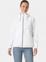 Płaszcz Przeciwdeszczowy Damski Helly Hansen W Koster. Białe kurtki przeciwdeszczowe Helly Hansen, m, bez wzorów, z materiału, bez kaptura, trekkingowe. Za 669.00 zł.