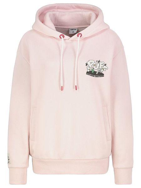 Sublevel Bluza w kolorze jasnoróżowym rozmiar: M. Czerwone bluzy Sublevel, m, bez wzorów, z kapturem. Za 114.95 zł.