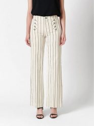 Rosner Spodnie w kolorze kremowo-czarnym rozmiar: W44/L32. Brązowe spodnie materiałowe Rosner, bez wzorów, z materiału. Za 217.99 zł.