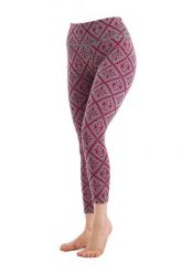 Venus - Legginsy termoaktywne (100% Merino / 230g/m²). Czerwone legginsy WOOLONA, bez wzorów, z dzianiny, długie. Za 351.00 zł.