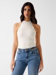 Marciano Guess Sweter 181412 Beżowy Classic Fit. Brązowe swetry Marciano Guess, s, z aplikacjami, bez ramiączek. Za 520.00 zł.