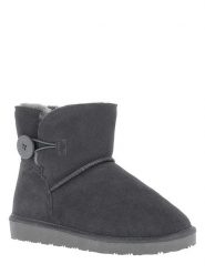 Gooce Skórzane botki zimowe "Crestone" w kolorze antracytowym rozmiar: 37. Czarne botki Gooce, bez wzorów, ze skóry, bez obcasa, bez zapięcia. Za 183.15 zł.