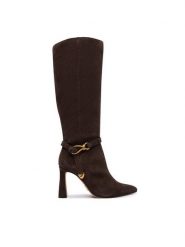 Steve Madden Kozaki Sirrens 11004776 Brązowy. Brązowe kozaki Steve Madden, bez wzorów, ze skóry, bez obcasa, na szpilce, bez zapięcia. Za 859.99 zł.