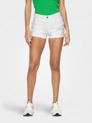 JDY Szorty jeansowe Blume 15293951 Biały Tight Fit. Białe szorty JDY, bez wzorów, z bawełny. Za 139.99 zł.