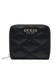Guess Mały Portfel Damski SWQG96 32137 Czarny. Czarne portfele Guess, z aplikacjami, ze skóry. Za 149.99 zł.