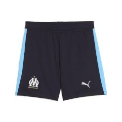Młodzieżowe szorty Olympique Marsylia 25/26 PUMA New Navy Luminous Blue. Niebieskia szorty Puma, bez wzorów, młodzieżowe. Za 179.00 zł.