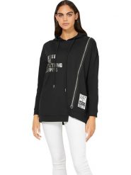 Heine Bluza w kolorze czarnym rozmiar: 36. Czarne bluzy Heine, bez wzorów, bez ramiączek, z kapturem. Za 79.40 zł.