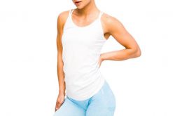 T-shirt sportowy z krótkim rękawem damski L.A Classic Basic Tee. Białe t-shirty sportowe Gym Hero, l, bez wzorów, z elastanu, bez ramiączek, na fitness i siłownię. Za 59.99 zł.