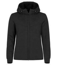 Clique Hayden Women – Damska kurtka z kapturem czarna, materiał air-layer. Czarne bluzy CLIQUE, l, bez wzorów, z elastanu, z kapturem. Za 237.89 zł.