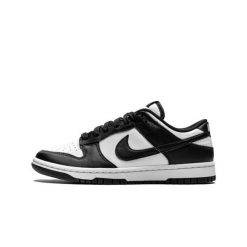 Buty do chodzenia dla dorosłych Nike Dunk Low White Black (Panda). Białe buty treningowe Nike, bez wzorów, z koronki, bez zapięcia, do koszykówki. Za 467.00 zł.