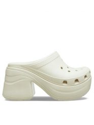 Crocs Klapki Siren Clog 208547 Beżowy. Brązowe klapki Crocs, bez wzorów, z tworzywa sztucznego, bez obcasa, bez zapięcia. Za 269.99 zł.