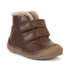 Buty dziecięcie za kostkę Froddo (G2110143-4). Brązowe trekkingi FRODDO, bez wzorów, za kostkę, bez zapięcia, trekkingowe. Za 259.00 zł.