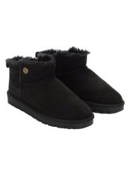 ISLAND BOOT Botki "Ideh" w kolorze czarnym rozmiar: 36. Czarne botki Island Boot, bez wzorów, bez obcasa, bez zapięcia. Za 107.97 zł.