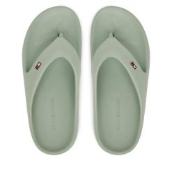 Japonki Tommy Hilfiger. Niebieskie japonki Tommy Hilfiger, bez wzorów. Za 179.99 zł.