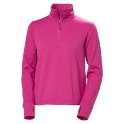 Bluza damska Helly Hansen Versalite Cinched Fleece. Czerwone bluzy bez kaptura Helly Hansen, bez wzorów, bez kaptura, trekkingowe. Za 319.50 zł.