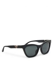 Emporio Armani Okulary przeciwsłoneczne 0EA4259U 501787 Czarny. Czarne okulary przeciwsłoneczne Emporio Armani, bez wzorów, plastikowe. Za 759.99 zł.
