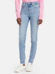 Tommy Jeans Jeansy DW0DW23080 Niebieski Slim Fit. Niebieskie jeansy Tommy Jeans, bez wzorów, z bawełny. Za 409.99 zł.