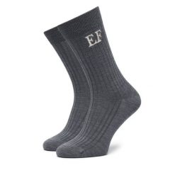 Skarpety długie Elisabetta Franchi. Szare skarpetki Elisabetta Franchi, bez wzorów. Za 389.99 zł.