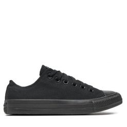 Trampki Converse. Czarne trampki Converse, bez wzorów, retro, bez zapięcia. Za 199.99 zł.