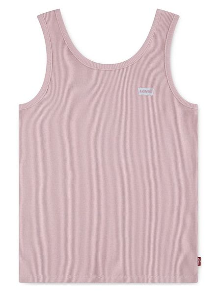 Levi's Kids Top w kolorze jasnoróżowym rozmiar: 152. Różowe topy Levi's Kids, s, bez wzorów, z bawełny, bez kołnierzyka, bez ramiączek. Za 69.95 zł.