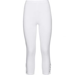 Legginsy bonprix biały. Legginsy marki bonprix. Za 24.99 zł.