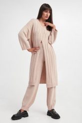 Sweter damski wełniany maxi PESERICO. Swetry Peserico, bez wzorów, z wełny, bez ramiączek. W wyprzedaży za 1,939.77 zł.