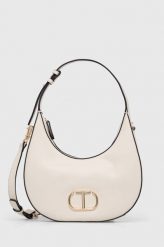 Twinset torebka kolor beżowy. Brązowe shopper bag Twinset, bez wzorów, bez dodatków. Za 849.99 zł.