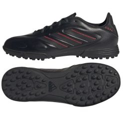 Buty piłkarskie adidas Cops Pure Iii League Tf IE1189 czarne. Czarne buty treningowe bez wzorów, z gumy, bez zapięcia, do piłki nożnej. Za 359.49 zł.