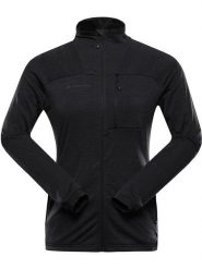 Alpine Pro Kurtka polarowa "Onneca 3" w kolorze czarnym rozmiar: XL. Czarne kurtki Alpine Pro, xl, bez wzorów, z materiału, bez kaptura. Za 189.74 zł.