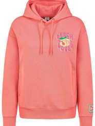 Sublevel Bluza w kolorze łososiowym rozmiar: XS. Czerwone bluzy Sublevel, xs, bez wzorów, bez ramiączek, z kapturem. Za 96.60 zł.