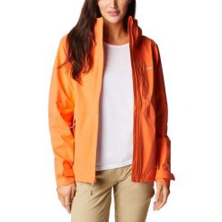 Kurtka przeciwdeszczowa damska Columbia Omni-Tech Ampli-Dry. Brązowe kurtki przeciwdeszczowe Columbia, xs, bez wzorów, bez kaptura, trekkingowe. Za 329.99 zł.