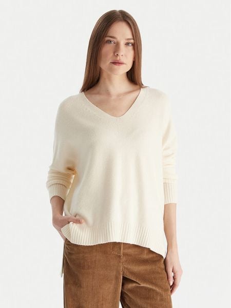 Kontatto Sweter 3M0842C Écru Relaxed Fit. Swetry Kontatto, m, bez wzorów, z syntetyku, bez ramiączek. Za 199.99 zł.