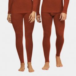 Spodnie legginsy termoaktywne unisex Alpinus Merino Aoraki. Brązowe bielizna termoaktywna damska Alpinus, bez wzorów, bez ramiączek, narciarskie. Za 199.00 zł.