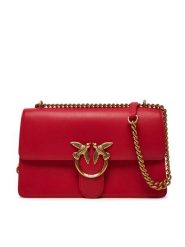 PINKO Torebka Love One Classic Dc PE 25 PCPL 100941 A0F1 Czerwony. Czerwone kopertówki Pinko, bez wzorów, ze skóry, wizytowe, bez dodatków. Za 1,329.00 zł.