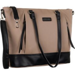 Shopperka j. brązowa David Jones 6711-4A SAND. Brązowe torebki klasyczne David Jones, bez wzorów, z materiału, bez dodatków. Za 159.99 zł.