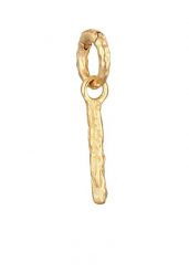 Elli Damski wisiorek Litera I Organic Look z pozłacanego srebra próby 925 Sterling Silver Kolczyki koła 1 ct. Szare kolczyki Elli, pozłacane. Za 158.99 zł.