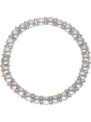 Pearline Bransoletka perłowa w kolorze szarym rozmiar: onesize. Szare bransoletki Pearline, z perłą. Za 239.99 zł.