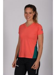Maul Sport Koszulka funkcyjna "Soinwand 4 fresh" w kolorze różowo-turkusowym rozmiar: 34. Różowe t-shirty sportowe Maul Sport, bez wzorów, z materiału, bez ramiączek, outdoorowe. Za 113.99 zł.