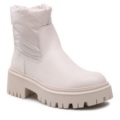 Botki DeeZee. Botki DeeZee, bez wzorów, bez obcasa, na słupku, bez zapięcia. Za 139.99 zł.