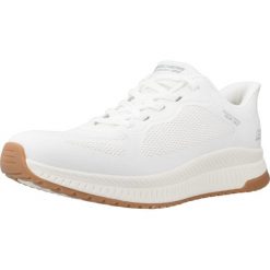 Buty SKECHERS BOBS SQUAD 4 STAPLE LOOK Biały. Białe buty sportowe lifestyle Skechers, bez wzorów, bez zapięcia, trekkingowe, skechers sport. Za 368.99 zł.