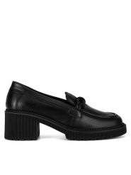 Lasocki Półbuty WI32-SL-26303 Czarny. Czarne półbuty wsuwane Lasocki, bez wzorów, ze skóry, bez obcasa, na obcasie. Za 249.99 zł.