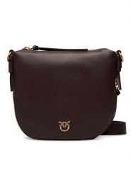 PINKO Torebka Hobo Zip Around Mini Ai 25-26 PLTT 105332 A0QO Bordowy. Czerwone torebki klasyczne Pinko, bez wzorów, ze skóry, bez dodatków. Za 1,469.00 zł.