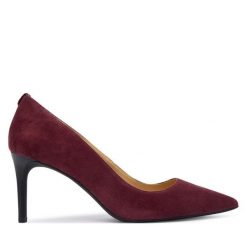 Szpilki MICHAEL Michael Kors. Czerwone szpilki MICHAEL Michael Kors, bez wzorów, bez obcasa, na szpilce, bez zapięcia. Za 499.99 zł.