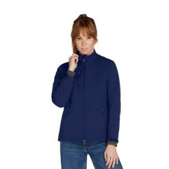 Kurtka Soft Shell Bez Metki Dla Kobiet. Niebieskie kurtki SG, m, bez wzorów, z elastanu, bez kaptura. Za 279.99 zł.